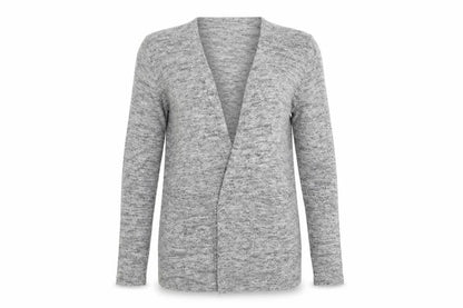 Womens UK Size 6 Atmosphere Grey Wrap Jumper