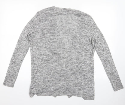 Womens UK Size 6 Atmosphere Grey Wrap Jumper