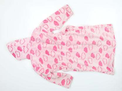 Florence and Fred Girls Pink    Robe Size 7-8 Years  - Cloud Print
