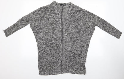 Atmosphere Womens Grey Houndstooth  Wrap Jumper Size XS  - Wrap Carding