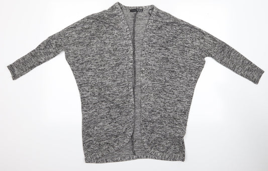 Atmosphere Womens Grey Houndstooth  Wrap Jumper Size XS  - Wrap Carding