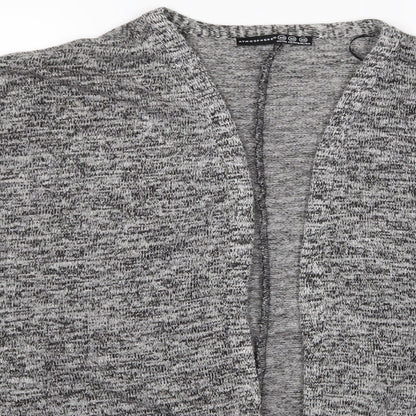 Atmosphere Womens Grey Houndstooth  Wrap Jumper Size XS  - Wrap Carding