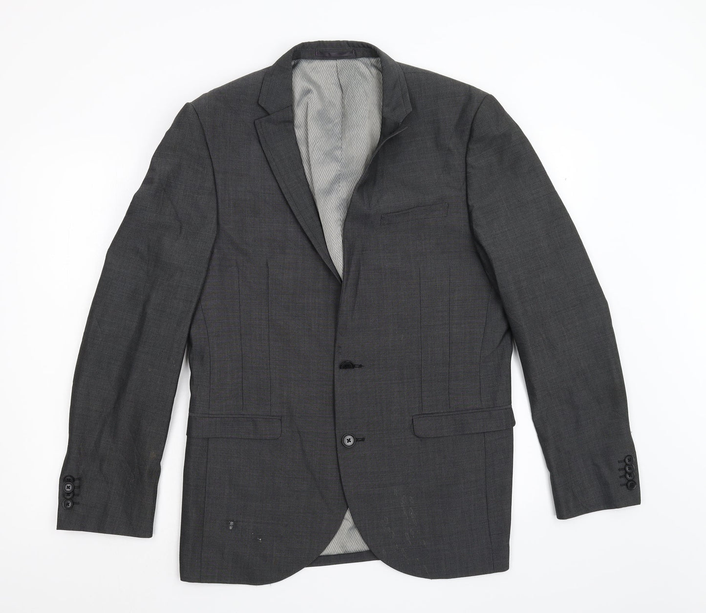 Mens UK Size 40 NEXT Regular Grey Suit Jacket