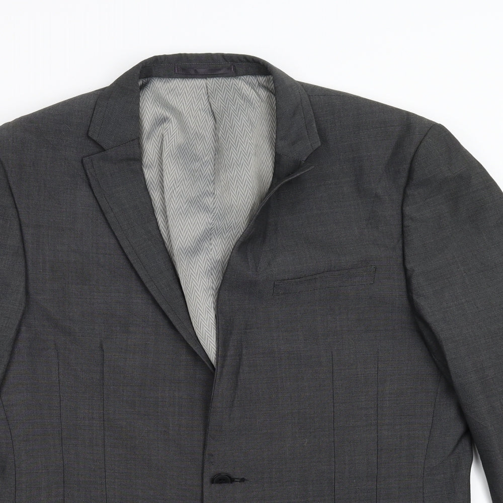 Mens UK Size 40 NEXT Regular Grey Suit Jacket
