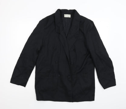 Womens UK Size 12 OPUS Regular Black Blazer