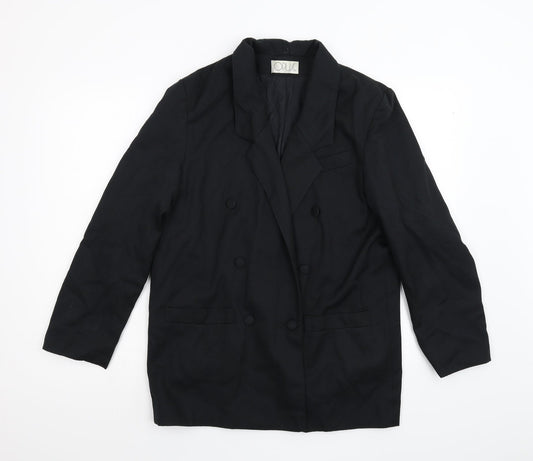 Womens UK Size 12 OPUS Regular Black Blazer