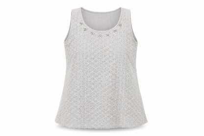 Womens UK Size 10 mamas & papas Grey Basic Tank
