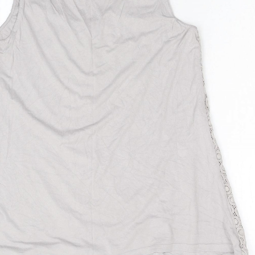 Womens UK Size 10 mamas & papas Grey Basic Tank