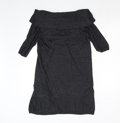 Preworn Womens Grey   Jumper Dress  Size 10