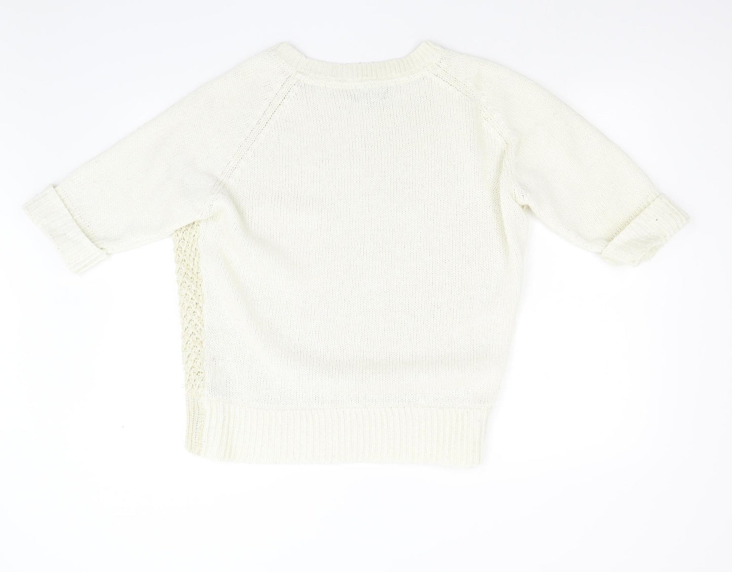 Womens UK Size 16 Soon Ivory Pullover Jumper