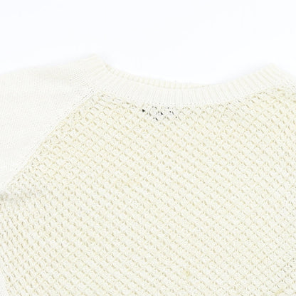Womens UK Size 16 Soon Ivory Pullover Jumper