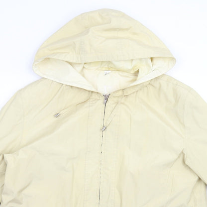 D Day Wear Womens Yellow   Overcoat Coat Size 14