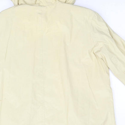 D Day Wear Womens Yellow   Overcoat Coat Size 14