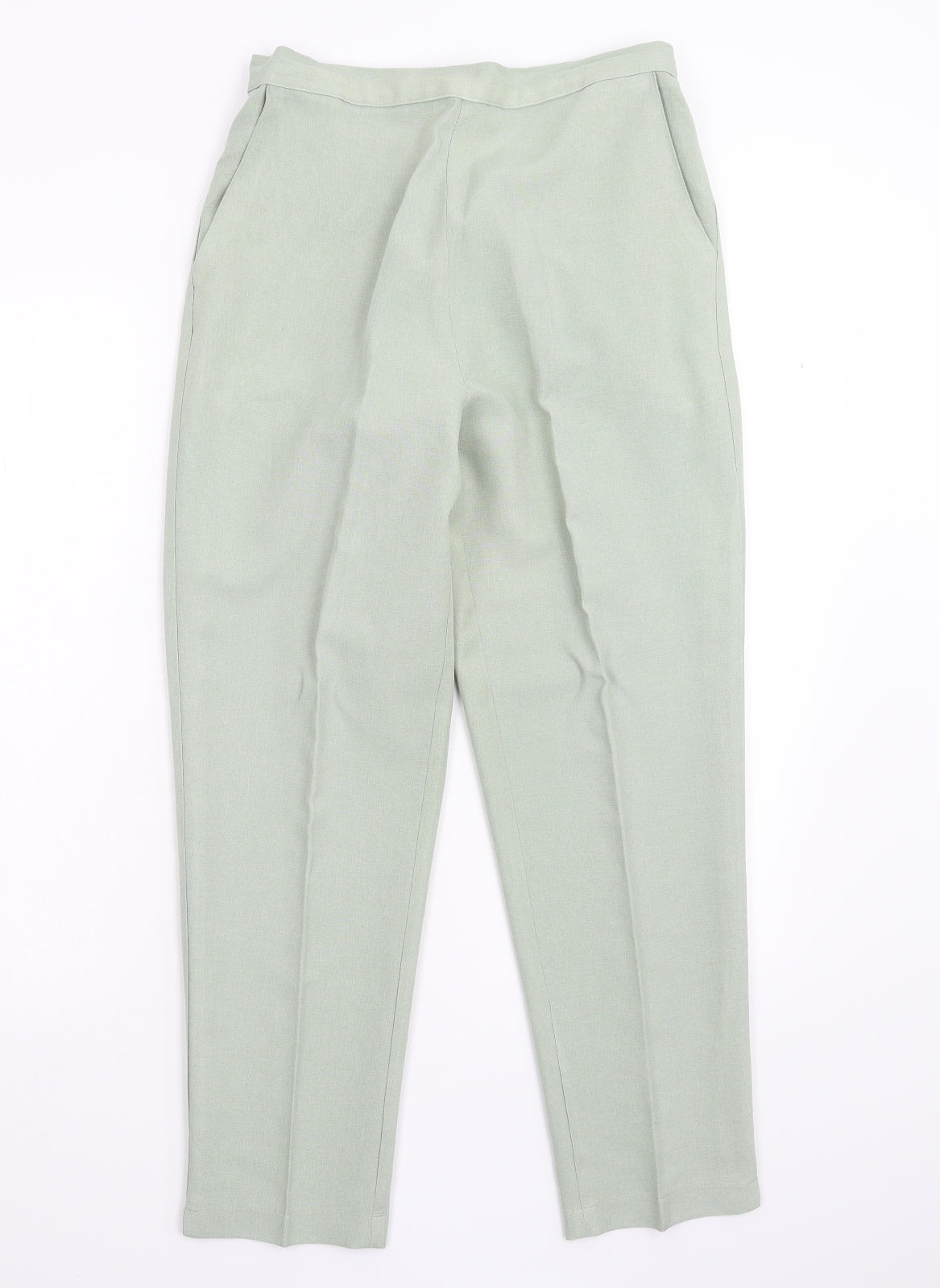 Womens UK Size 12 Preworn Regular Fit  Green Trousers
