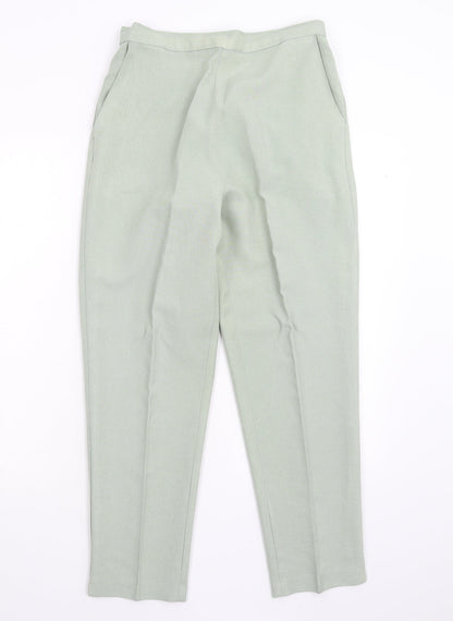 Womens UK Size 12 Preworn Regular Fit  Green Trousers