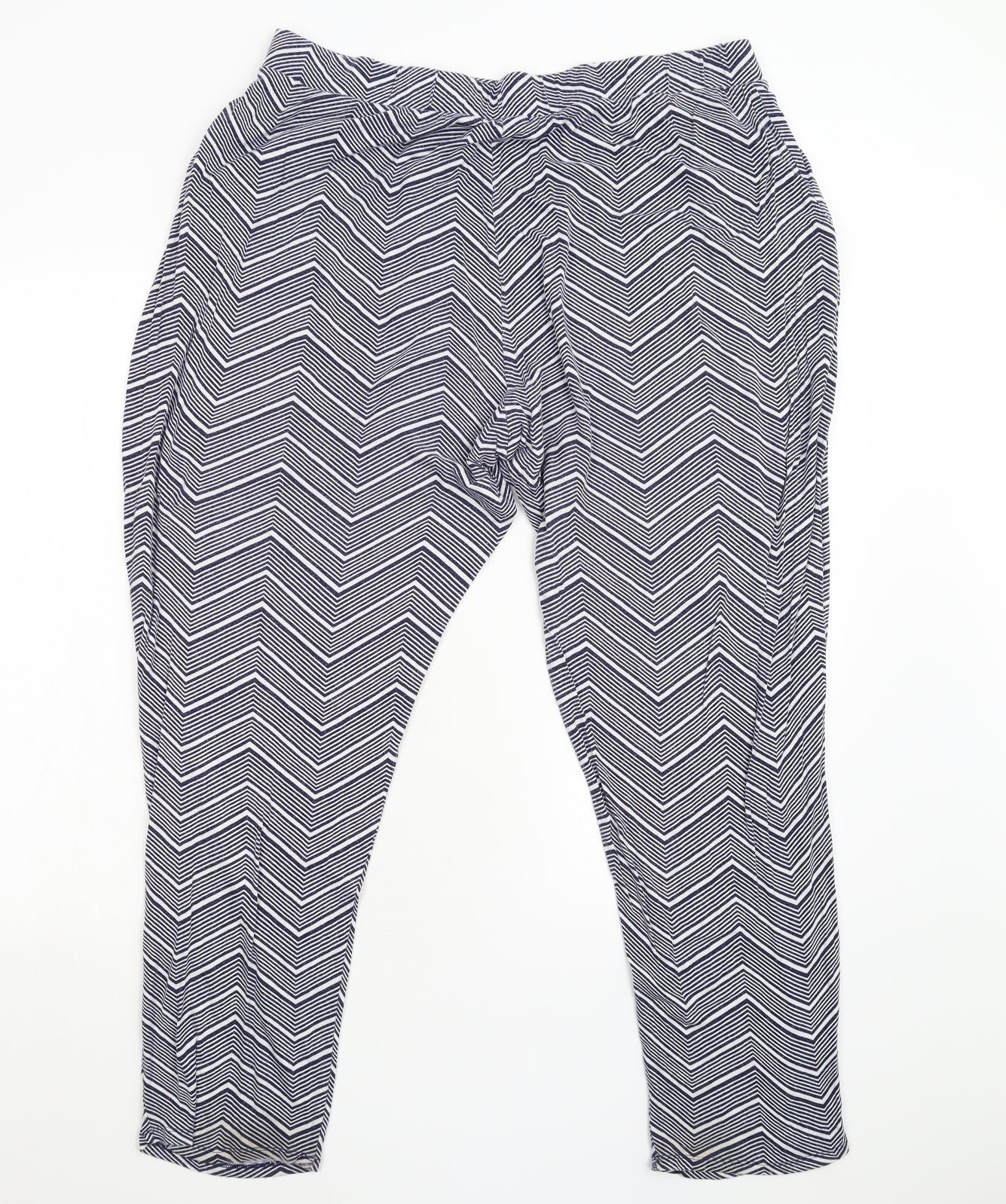 Womens UK Size 20 Intuition Regular Fit  Blue Trousers