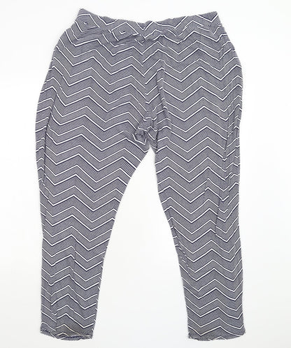 Womens UK Size 20 Intuition Regular Fit  Blue Trousers