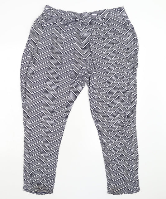 Womens UK Size 20 Intuition Regular Fit  Blue Trousers