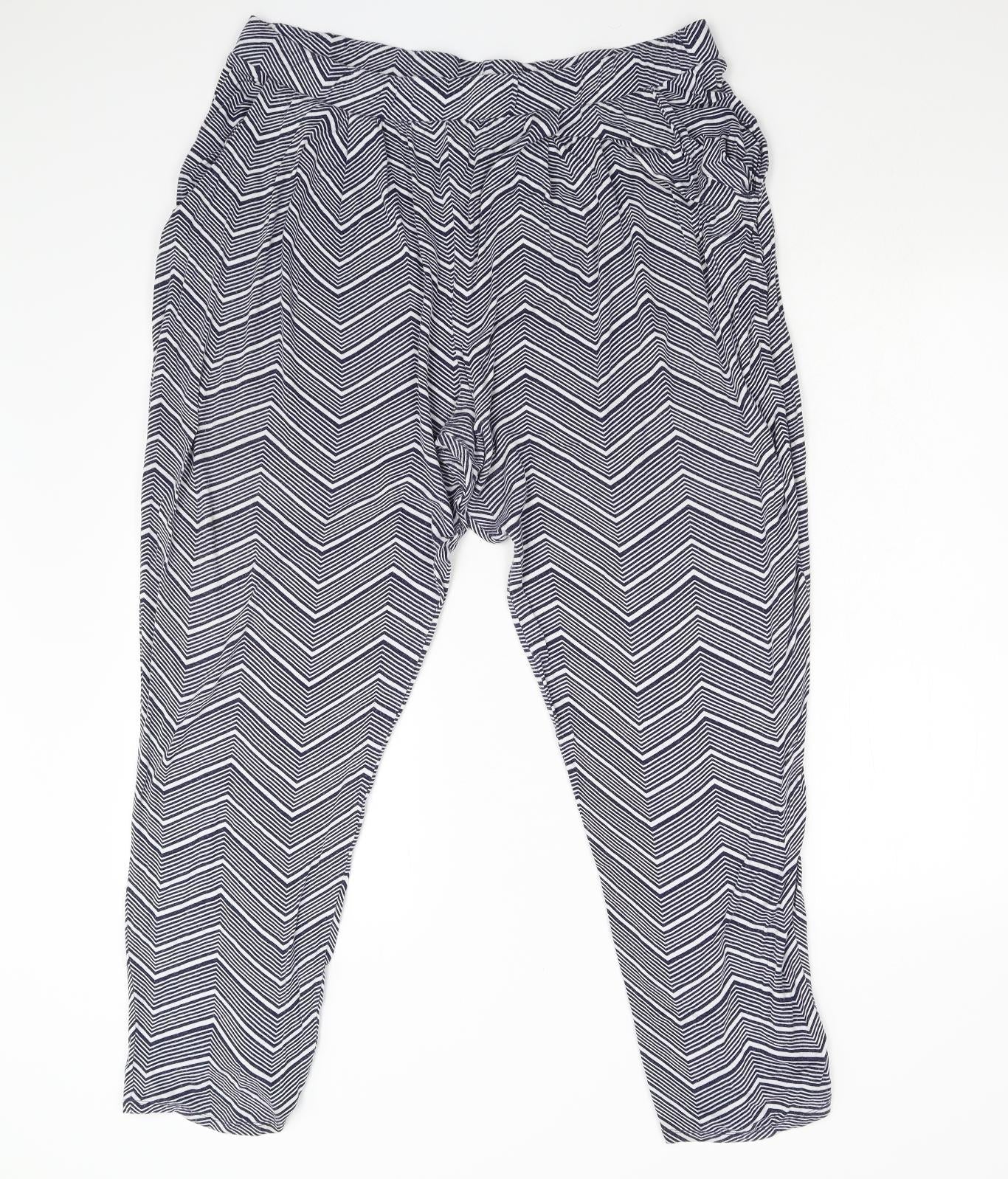 Womens UK Size 20 Intuition Regular Fit  Blue Trousers