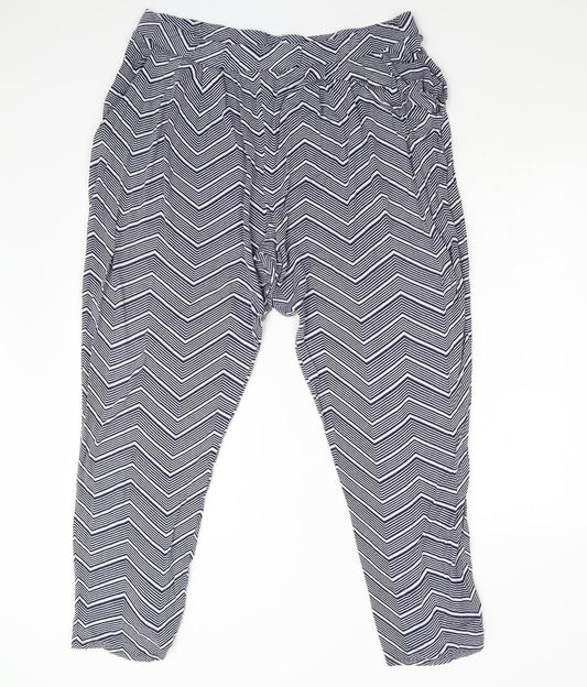 Womens UK Size 20 Intuition Regular Fit  Blue Trousers