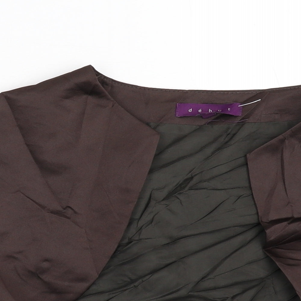 Womens UK Size 18 Debenhams Brown Jacket