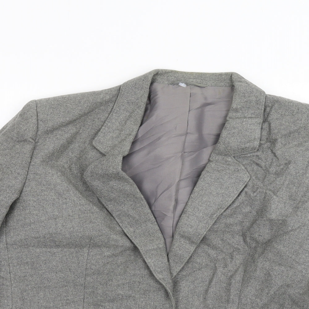 M&S Womens Grey   Jacket Suit Jacket Size 12