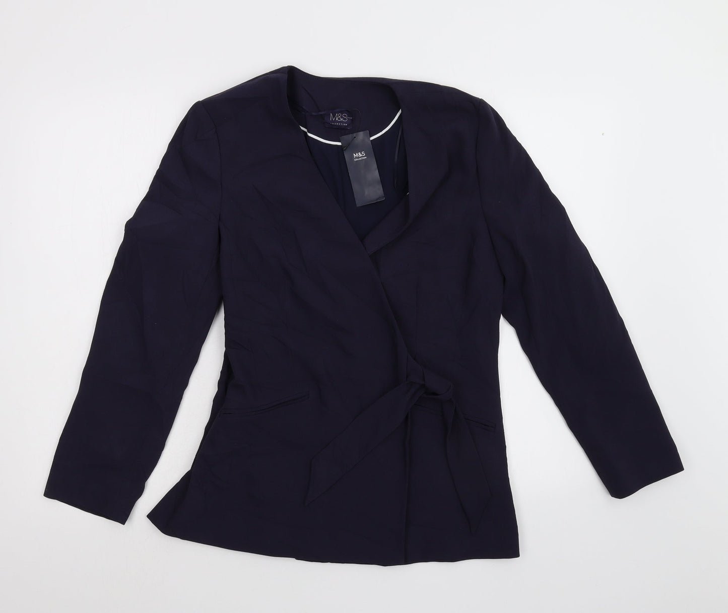 M&S Womens Blue   Jacket Suit Jacket Size 12
