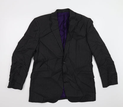 Mens UK Size 40 M&S Regular Black Suit Jacket