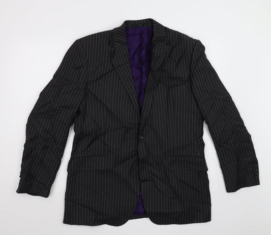 Mens UK Size 40 M&S Regular Black Suit Jacket