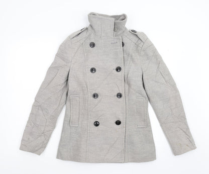 Womens UK Size 8 H&M Grey Jacket