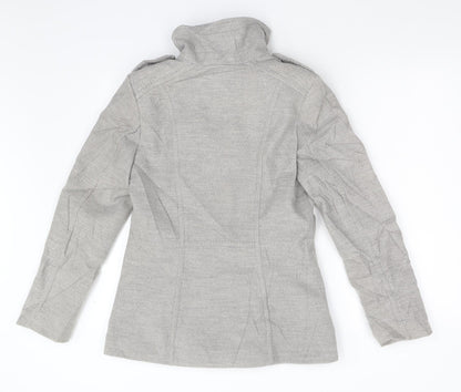 Womens UK Size 8 H&M Grey Jacket