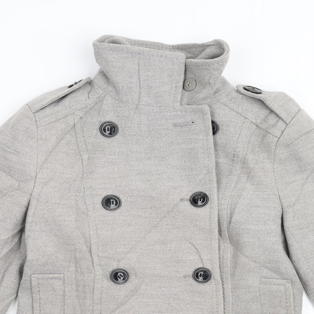Womens UK Size 8 H&M Grey Jacket