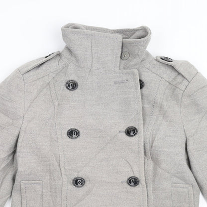 Womens UK Size 8 H&M Grey Jacket