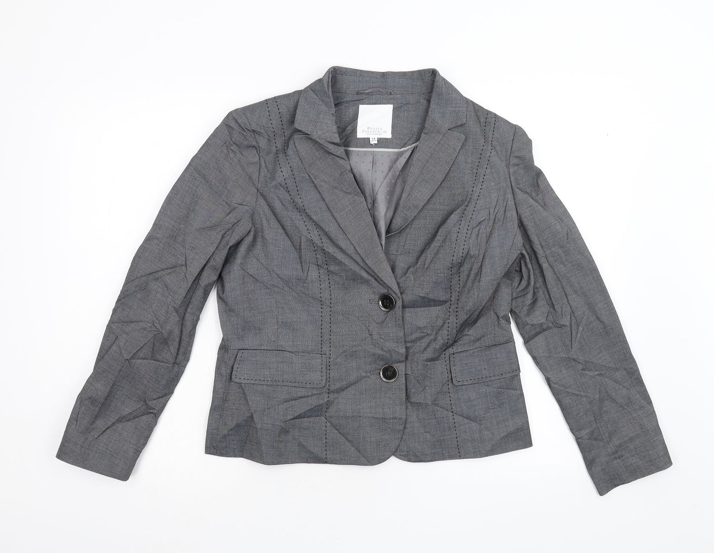 Debenhams Womens Grey   Jacket Suit Jacket Size 14