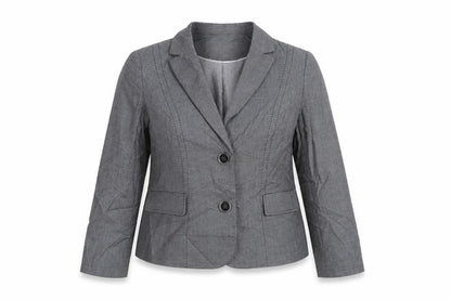 Womens UK Size 14 Debenhams Petites Grey Suit Jacket