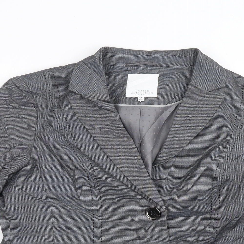 Debenhams Womens Grey   Jacket Suit Jacket Size 14
