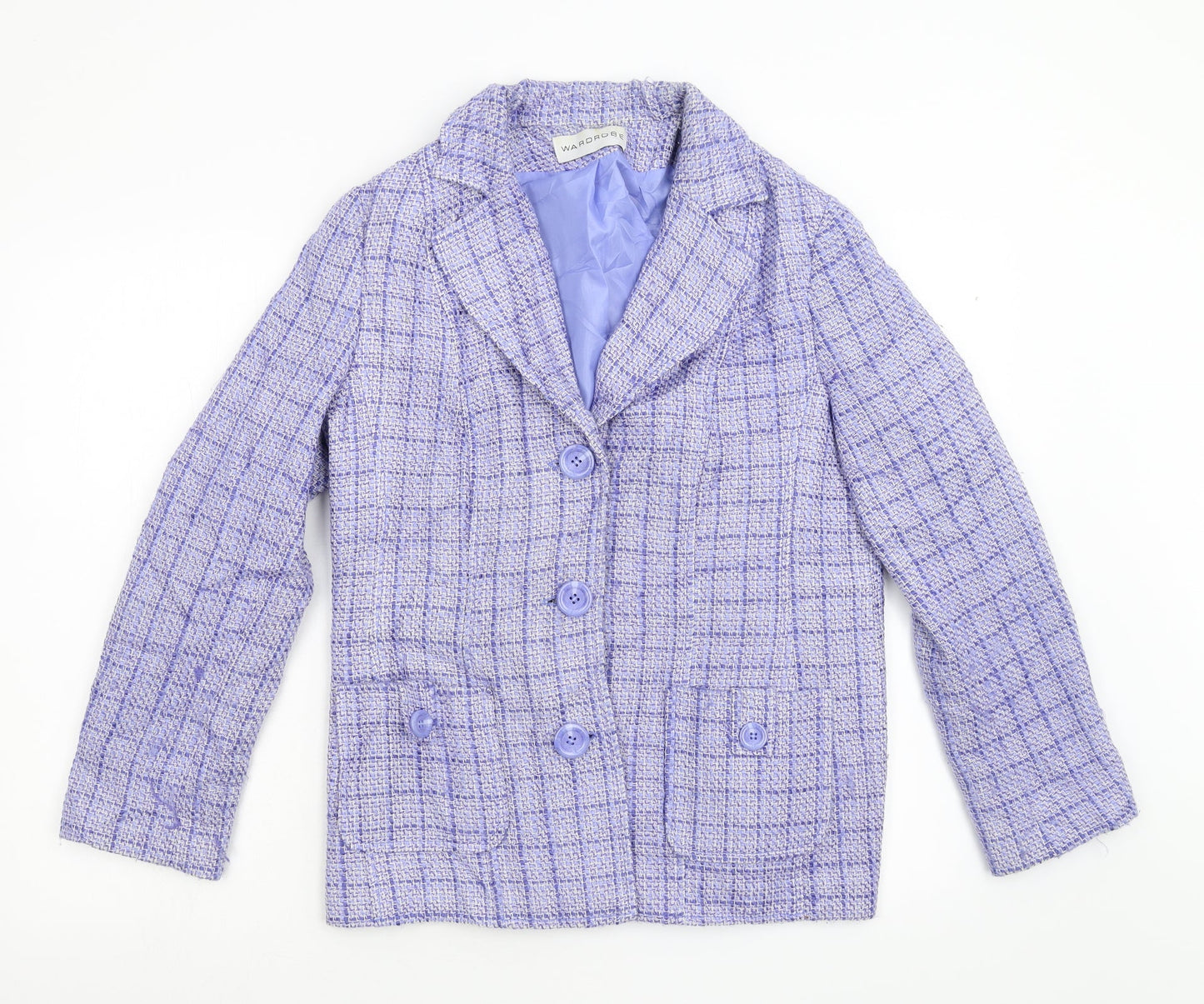 Womens UK Size 12 Wardrobe Regular Blue Suit Jacket