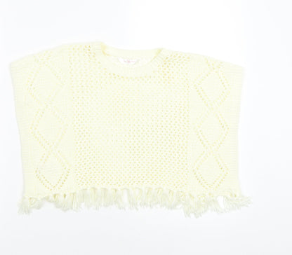 So Fabulous Girls Ivory   Overcoat Poncho Size 3 Years