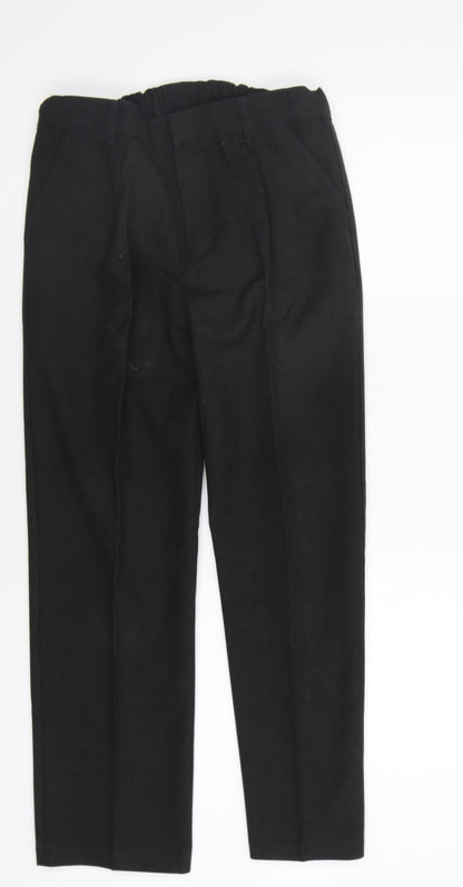 f7f Boys Black   Dress Pants Trousers Size 11 Years