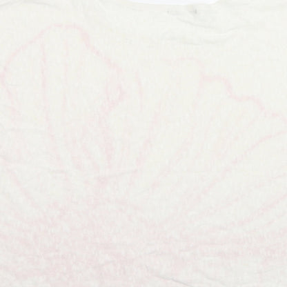 Womens UK Size 12 Roman White Basic Blouse