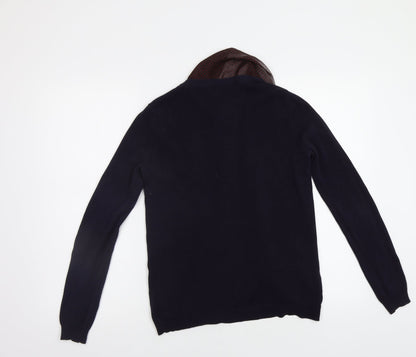 Womens UK Size M MNG Blue Cardigan Jumper