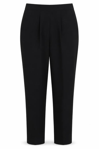 Womens UK Size 14 Preworn Regular Fit  Black Trousers