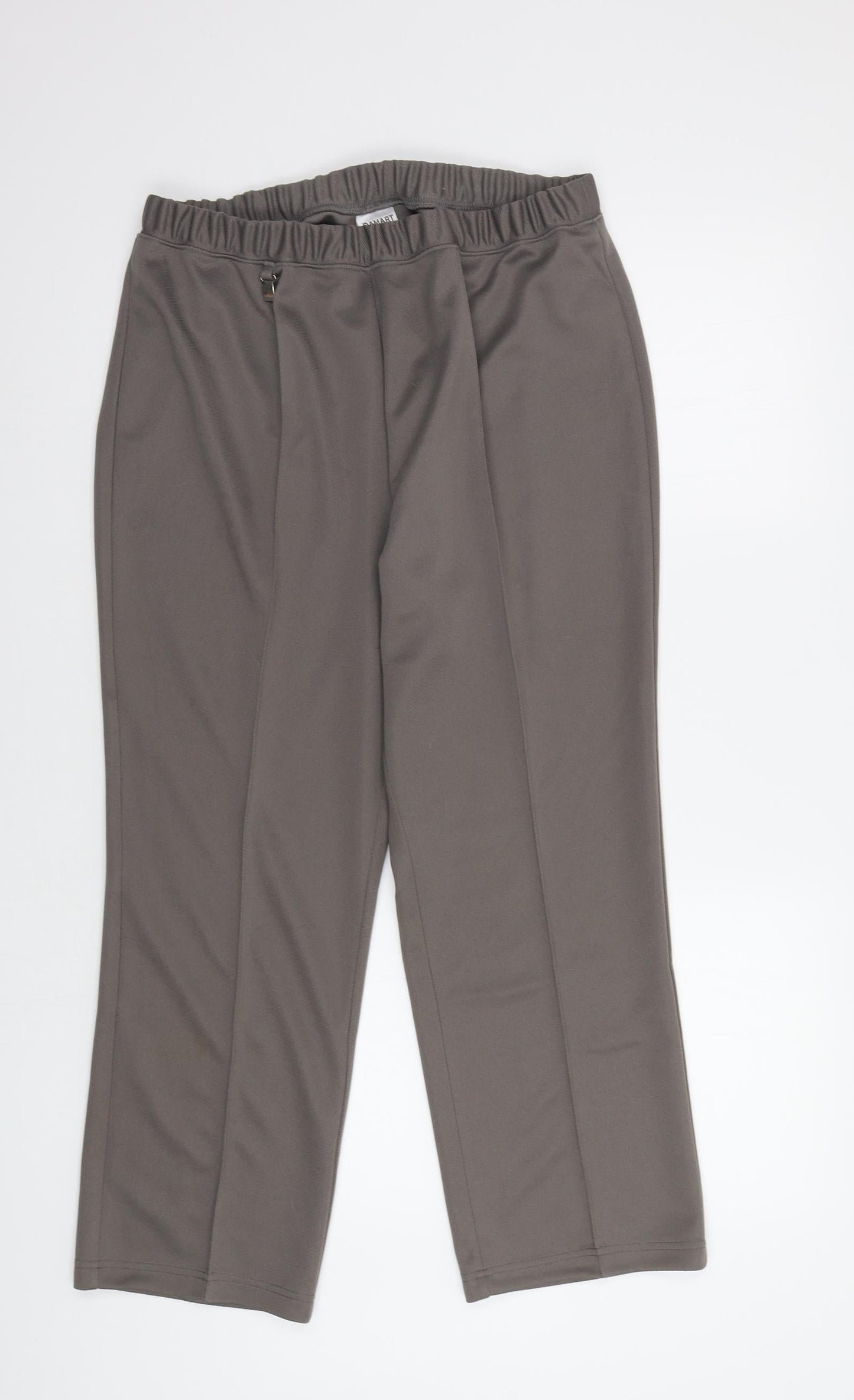 Womens UK Size 12 Damart Regular Fit  Beige Trousers
