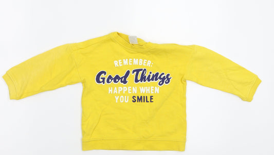 H&M Baby Yellow   Basic Casual Size 12 Months