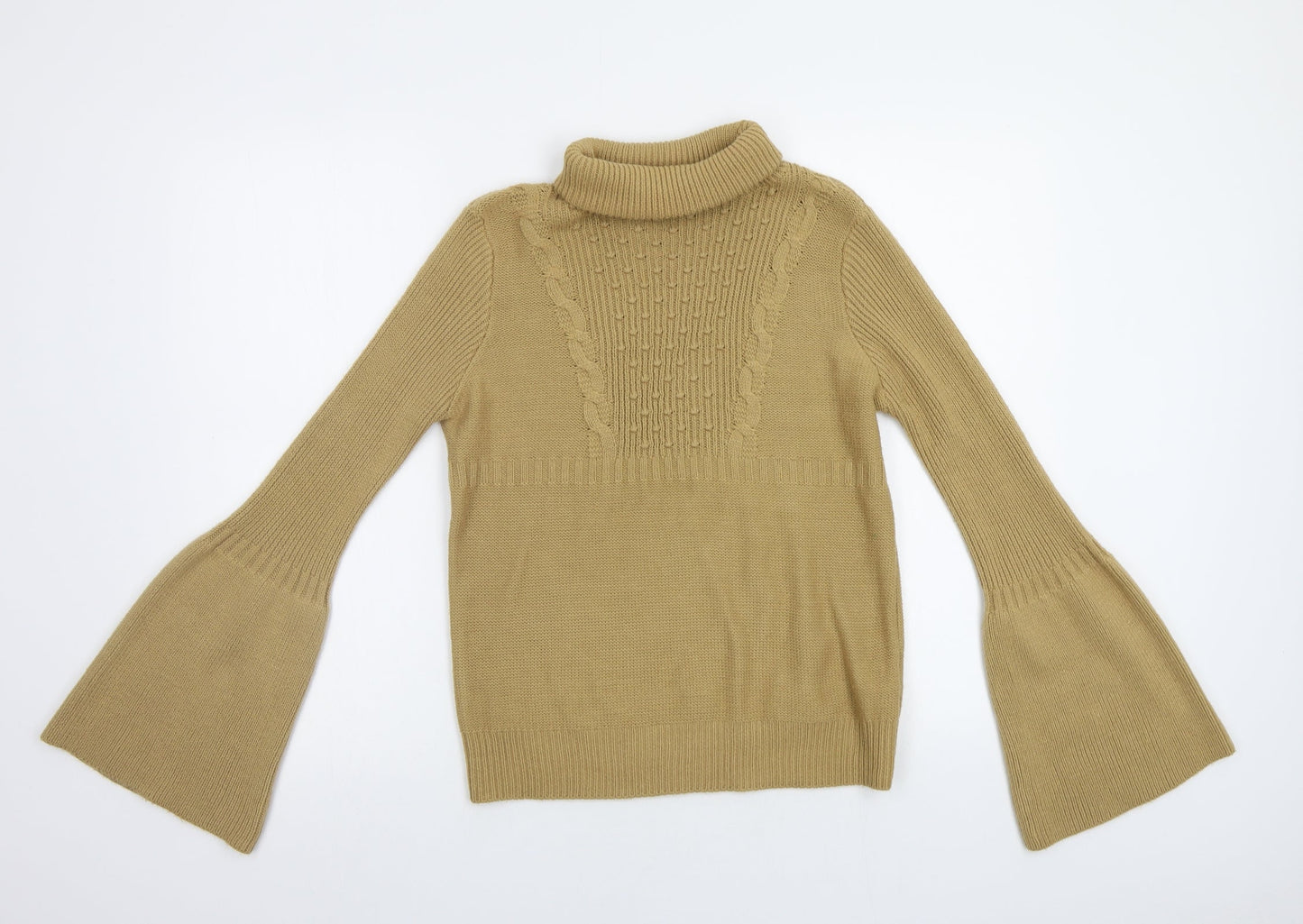 Womens UK Size S Oasis Beige Pullover Jumper