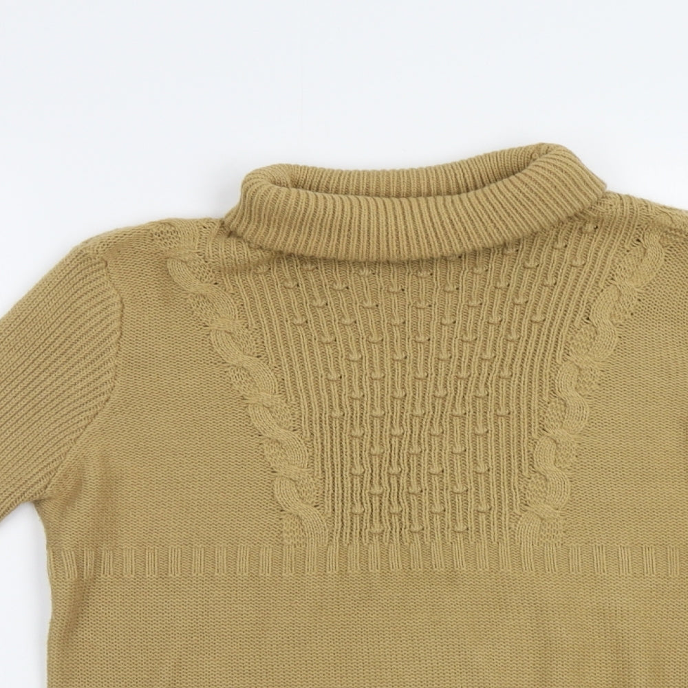 Womens UK Size S Oasis Beige Pullover Jumper