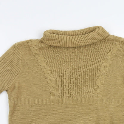 Womens UK Size S Oasis Beige Pullover Jumper