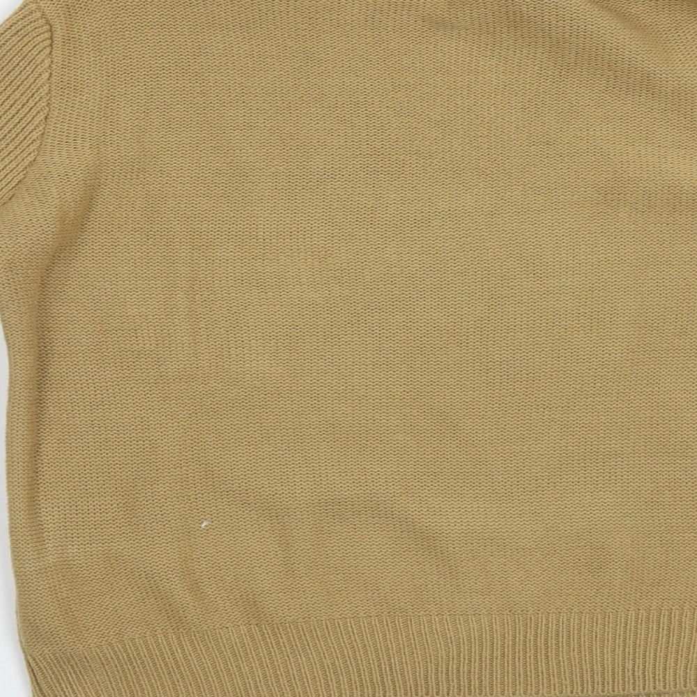 Womens UK Size S Oasis Beige Pullover Jumper