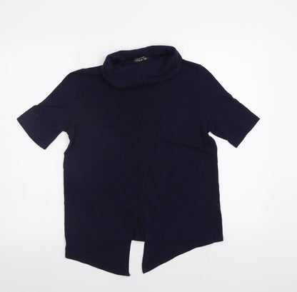 Womens UK Size 10 Miss Selfridge Blue Pullover Jumper