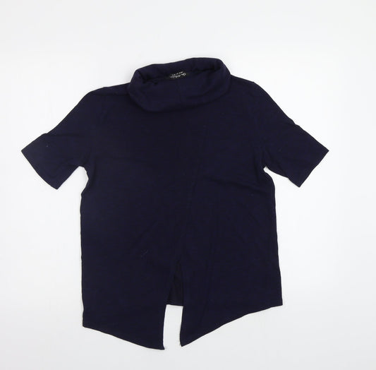 Womens UK Size 10 Miss Selfridge Blue Pullover Jumper